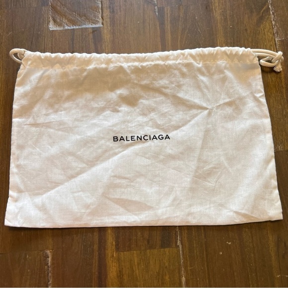 Balenciaga Dust Bag Canvas Drawstring Cover Protective Travel Case Logo - Picture 1 of 4